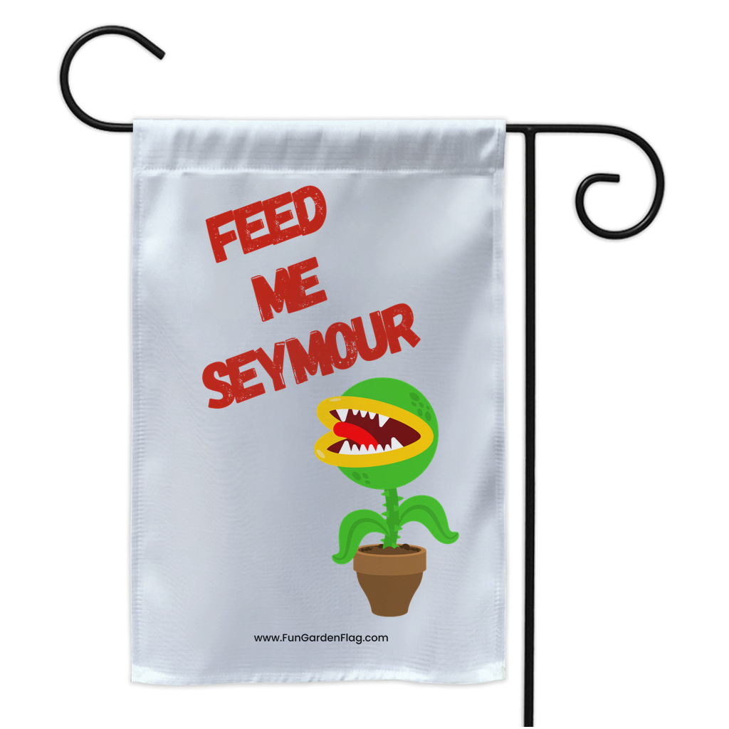 Feed Me Seymour – Fun Garden Flag